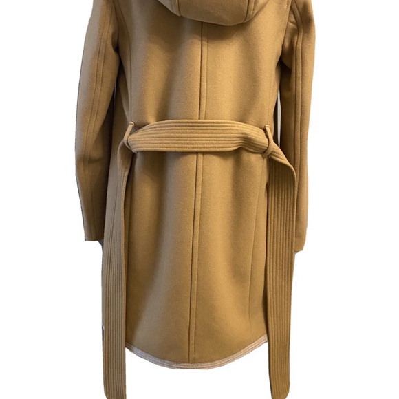 Wilfred Aritzia Borda Wool Hooded Coat in classic Deep Camel/ Tan - Picture 5 of 5